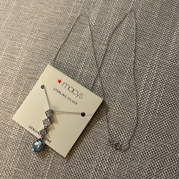 Macy’s Sterling Silver Necklace - Picture 2 of 2